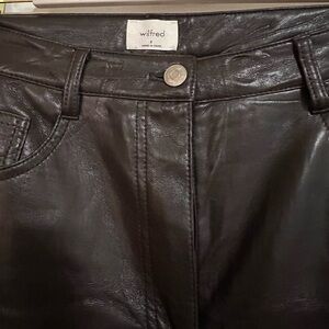 Aritzia Melina leather pants